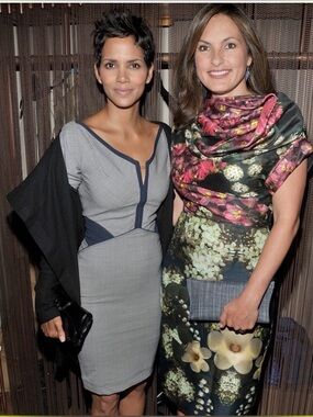 Zac Posen Z Spoke Blue Gray Houndstooth Sheath Dress ASO Halle Berry Size 6